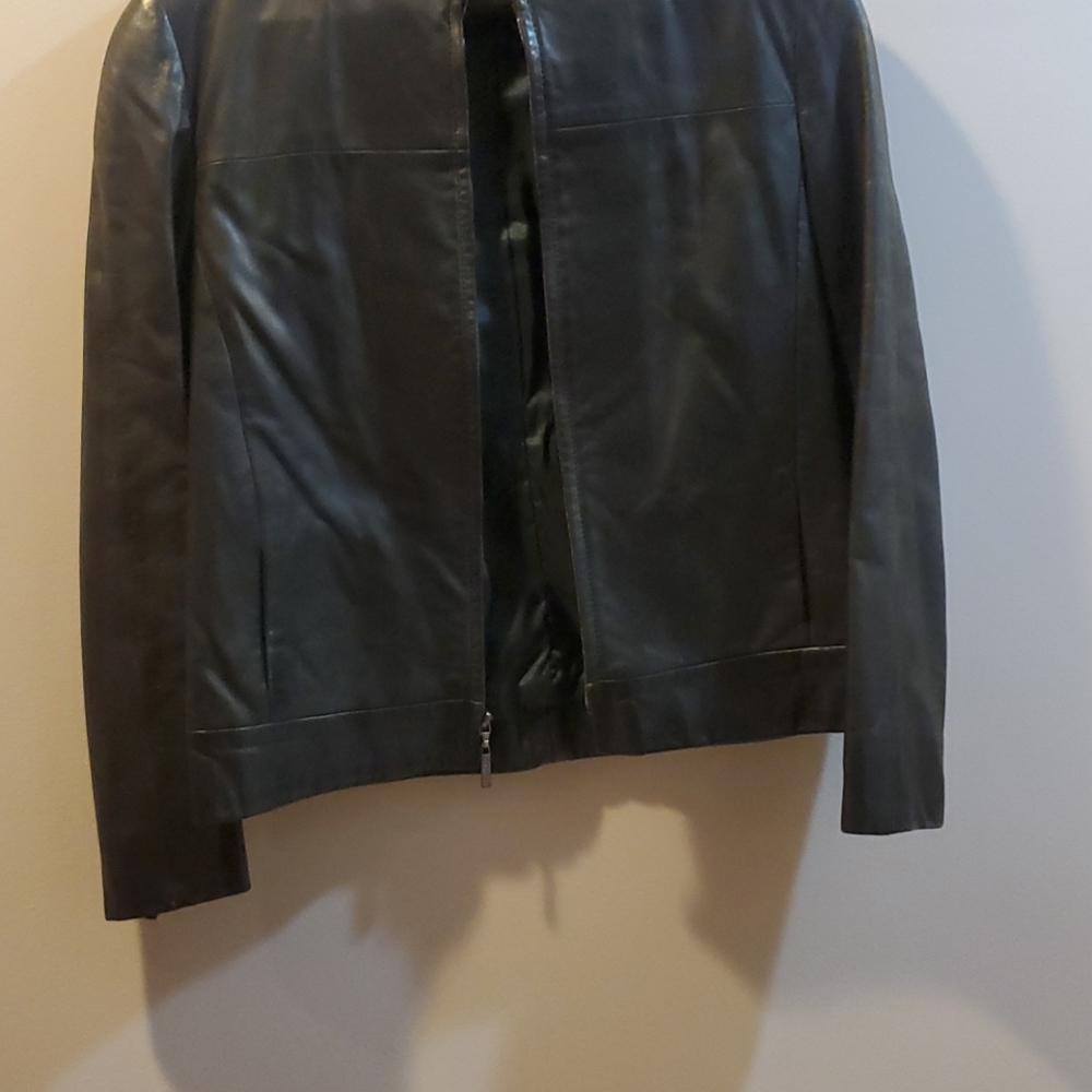 Calvin Klein leather jacket - Picture 3 of 15
